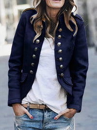 Stilvolle Damen Blazer Jacke - Anki in Dunkelblau