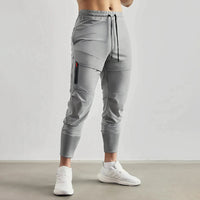 Hose Herren | Sportlich mit Reißverschlusstaschen in Grau