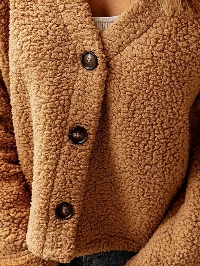 Weiche Sherpa-Jacke für Frauen - Avila