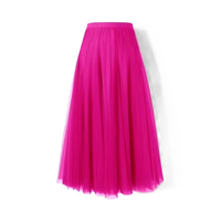 Maleah - Eleganter Faltenrock in Rose Red