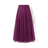 Maleah - Eleganter Faltenrock in Lila