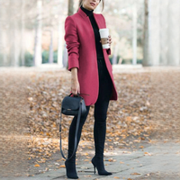 Savannah - Stilvoller langer Blazer in Rosa