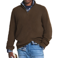 Charlton - Bequemer und komfortabler Pullover in Braun