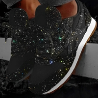 Ross - Stylishe Glitzer-Sneaker in Schwarz