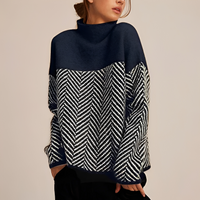 Yancy - Eleganter und modischer Pullover in Marineblau