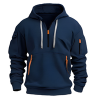 Paxton - Moderner Hoodie in Dunkelblau