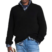 Charlton - Bequemer und komfortabler Pullover in Schwarz