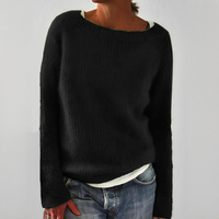Mira - Bequemer Pulli in Schwarz