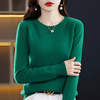 Erica - Klassischer und behaglicher Pullover in Dunkelgrün