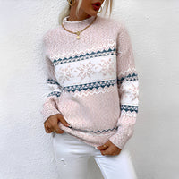 Joselyne - Eleganter und warmer Pulli in Rosa