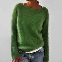 Mira - Bequemer Pulli in Grün