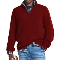 Charlton - Bequemer und komfortabler Pullover in Rot