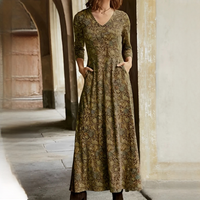 Adeline - Elegantes und schickes Kleid in Braun