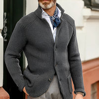 Sigmund - Elegante und warme Jacke in Grau