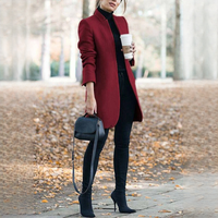 Savannah - Stilvoller langer Blazer in Rot