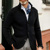 Sigmund - Elegante und warme Jacke in Schwarz