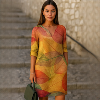 Kori - Schickes kurzes Kleid in Gelb
