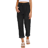 Chelsie - Bequeme Hose in Schwarz
