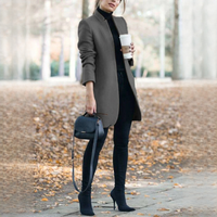 Savannah - Stilvoller langer Blazer in Grau