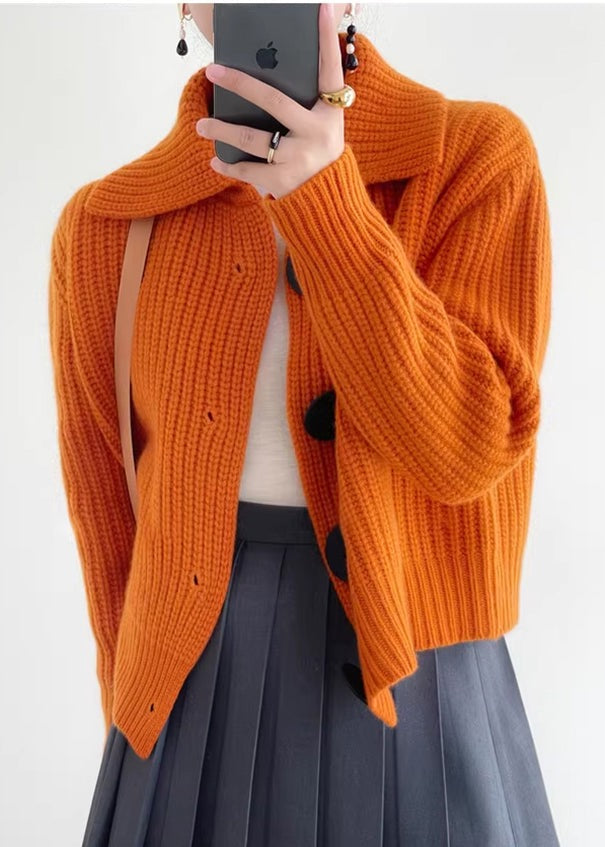 Strickjacke mit Knöpfen für Damen