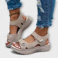 AirFlow – Atmungsaktive Damensandalen für maximalen Komfort in Khaki
