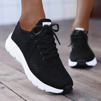AirMotion™ – Leichte & Atmungsaktive Damen Sneaker in Schwarz