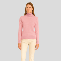 Alaina | Rollkragenpullover für Damen in Rosa