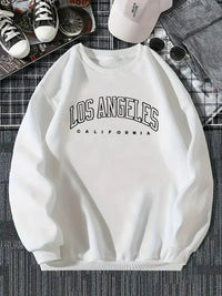 Alex | Unisex Winter Sweatshirt in Weiß