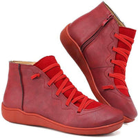 Alina™ – Bequeme Stiefeletten in Rot