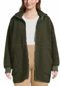 Elegante Winter-Fleecejacke für Damen - Alise in Grün