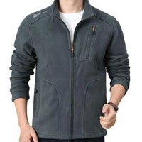 Warme Outdoor-Jacke für Männer - Alix in Dunkelgrau
