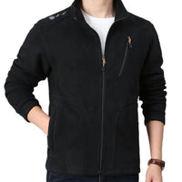 Warme Outdoor-Jacke für Männer - Alix in Schwarz