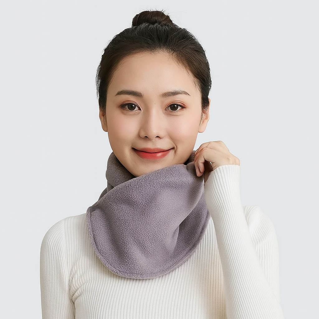 Alvera | Samt-Halstuch für warme Wintertage