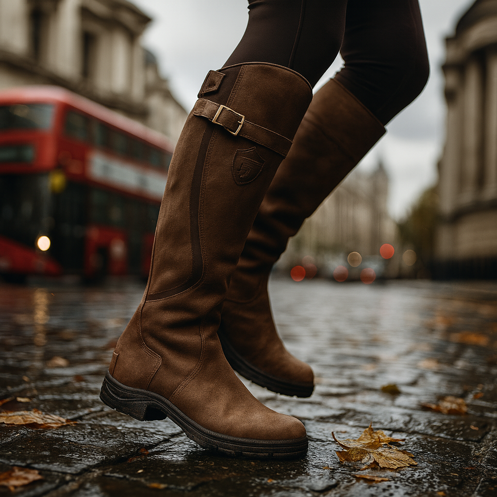 Amalia | Elegante wasserdichte Lederstiefel