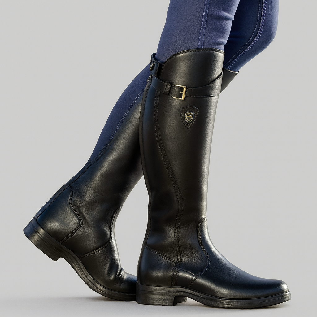 Amalia | Elegante wasserdichte Lederstiefel