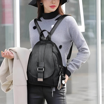 Eleganter Damen-Rucksack aus hochwertigem, weichem Leder