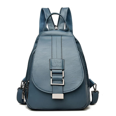 Eleganter Damen-Rucksack aus hochwertigem, weichem Leder