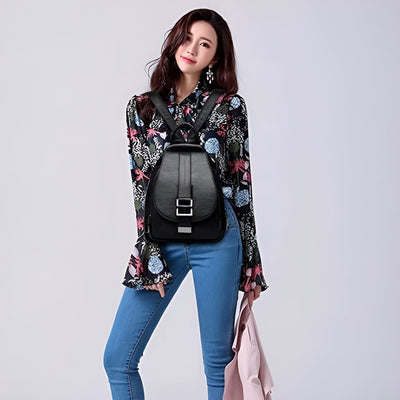 Eleganter Damen-Rucksack aus hochwertigem, weichem Leder