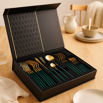 Ardenza | 24-teiliges Western-Steakbesteck-Set