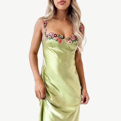 Florance - Slip-Kleid aus Satin