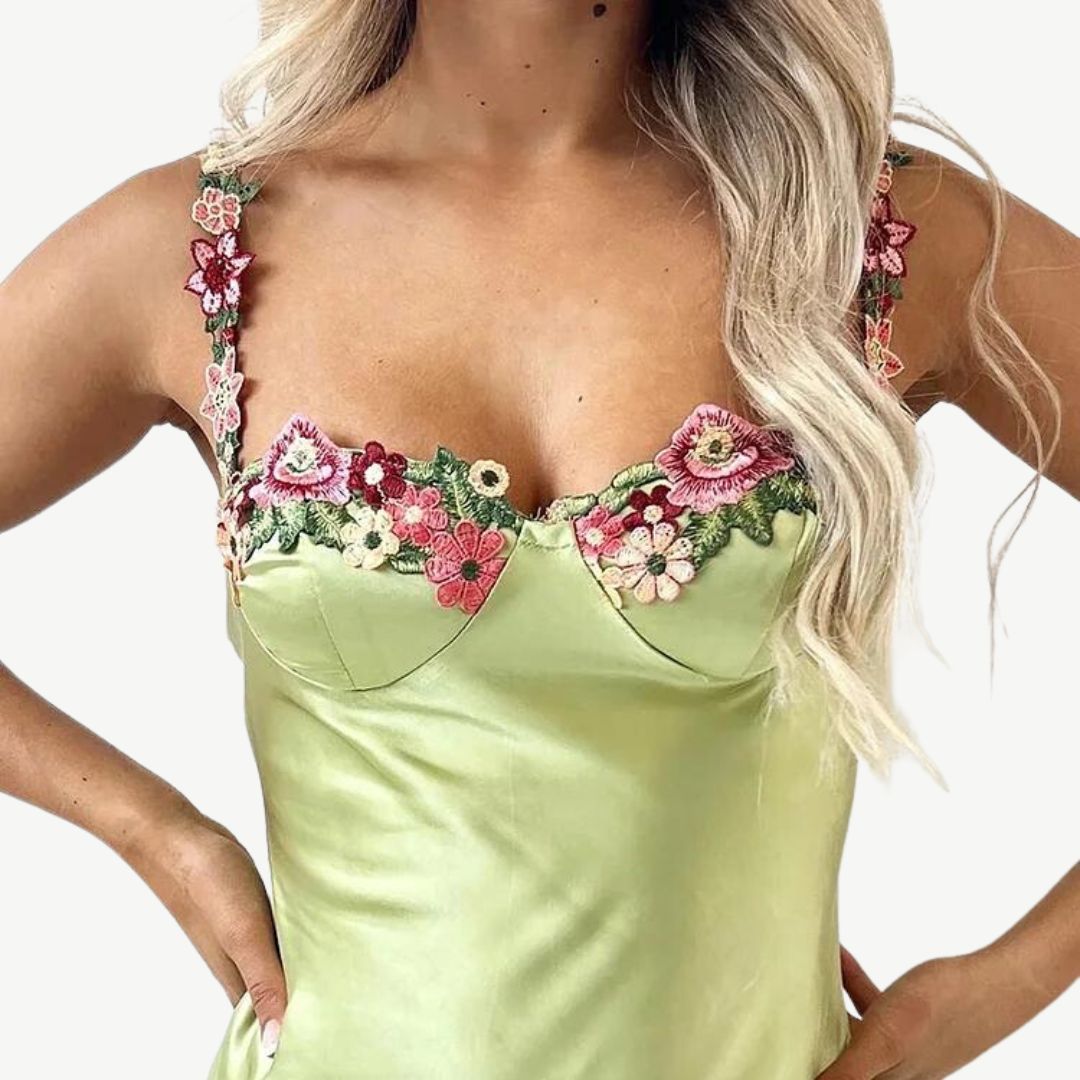 Florance - Slip-Kleid aus Satin