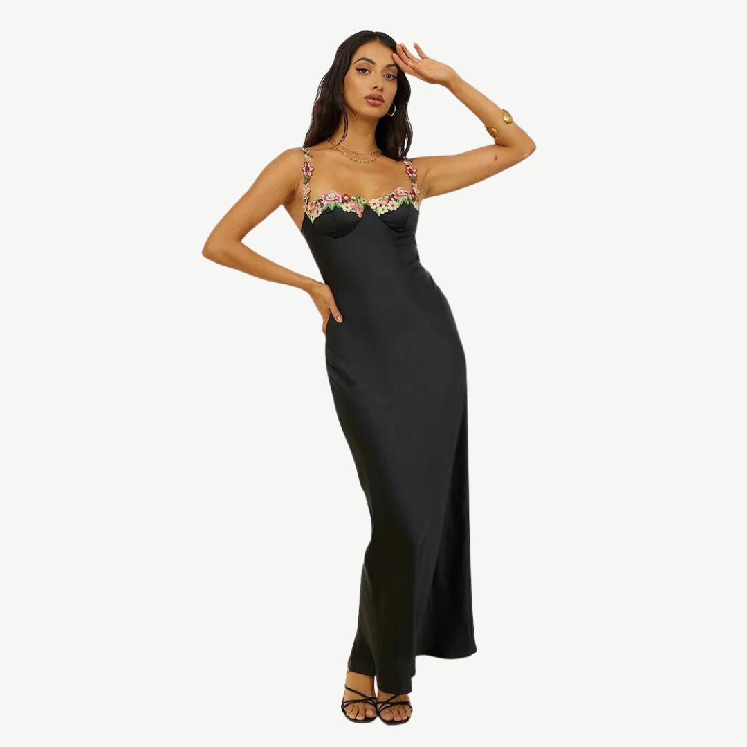 Florance - Slip-Kleid aus Satin