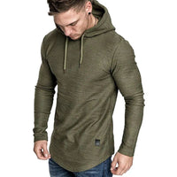 Hochwertiger Herren-Pullover mit Kapuze - Aurel in Grün