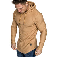 Hochwertiger Herren-Pullover mit Kapuze - Aurel in Khaki