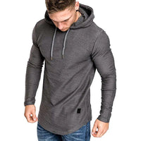 Hochwertiger Herren-Pullover mit Kapuze - Aurel in Dunkelgrau