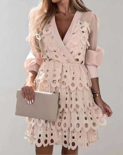 Aurelia -  Minikleid mit durchsichtigen