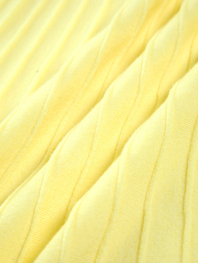 Addison - Midi-Sonnenkleid aus Rippe