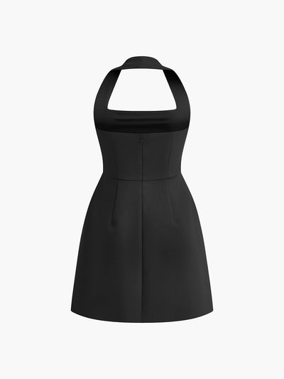 Sophie - Sexy Halter Solid Kleid