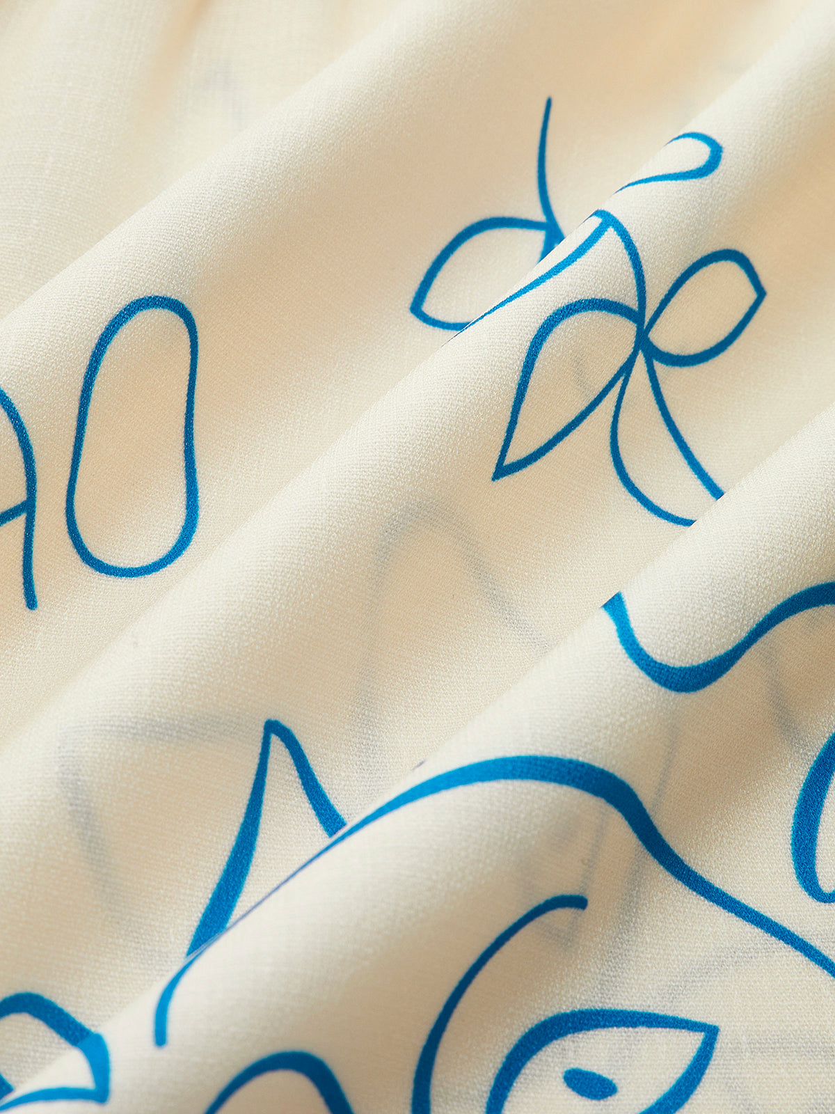 Millie - Kurzes Kleid mit Sonnenaufdruck in Übergröße