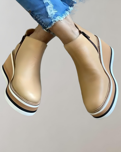 Betty - Mittelhohe Keilstiefel für Damen Schuhe